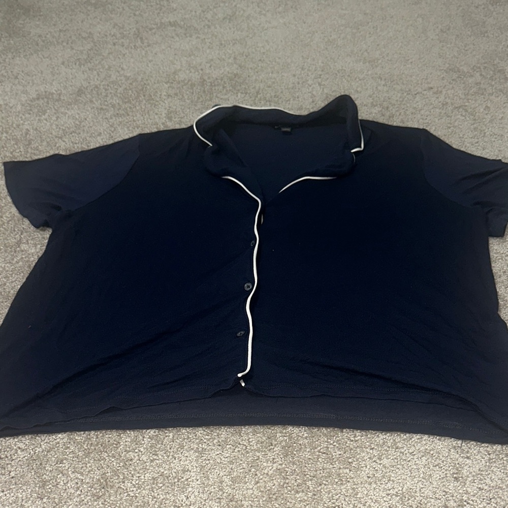 Banana Republic Factory Navy Pajama Top